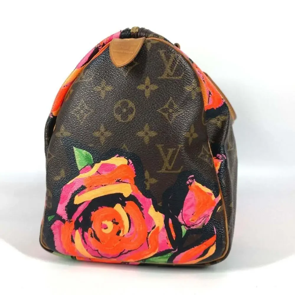 LOUIS VUITTON Brown Monogram Canvas Speedy 30 Boston Bag